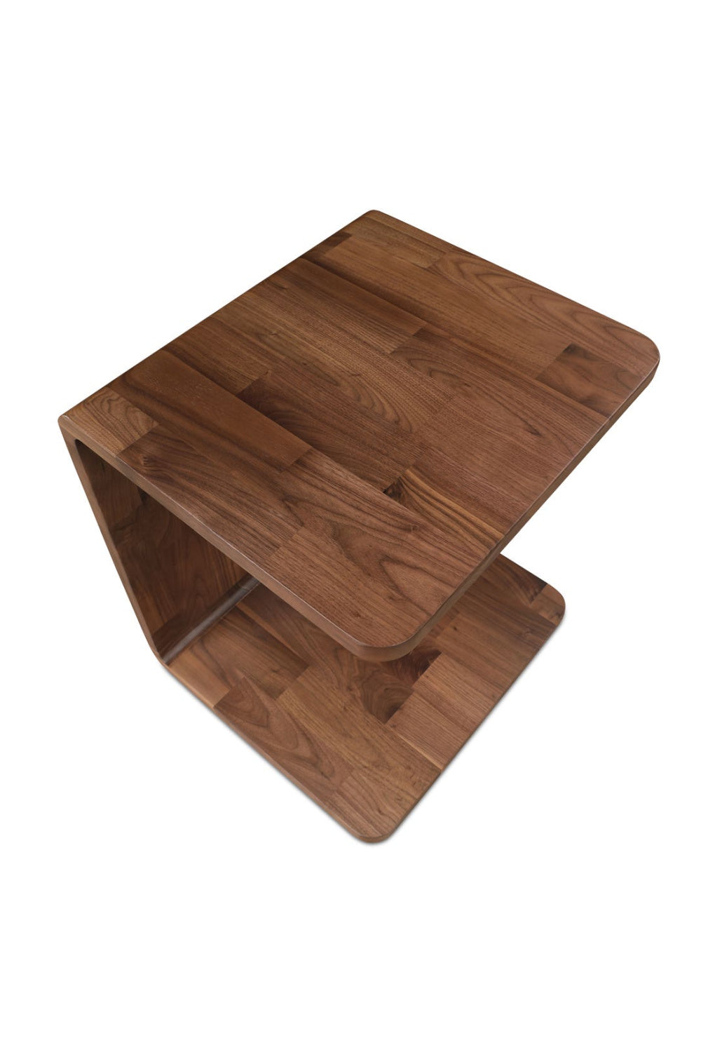 Modern or European furniture - C-Shape Solid Wood Side Table - www.oroa.com