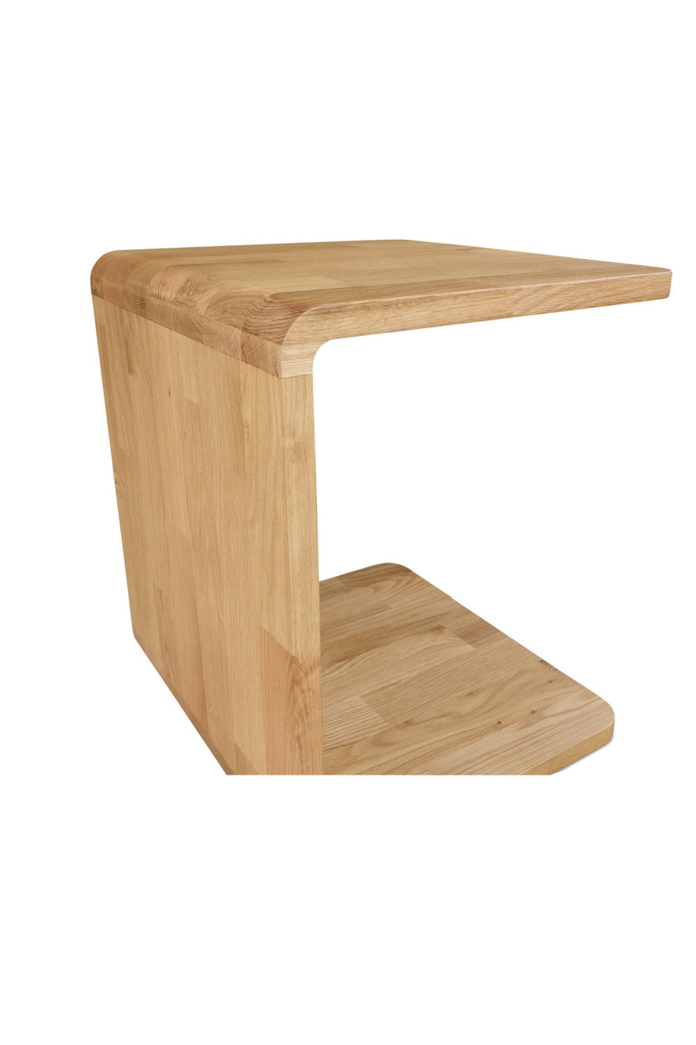 Modern or European furniture - C-Shape Solid Wood Side Table - www.oroa.com
