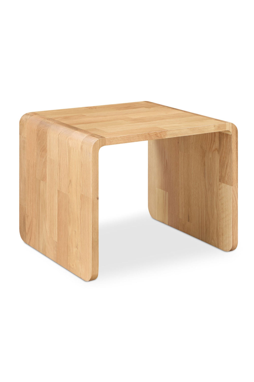 Modern or European furniture - C-Shape Solid Wood Side Table - www.oroa.com