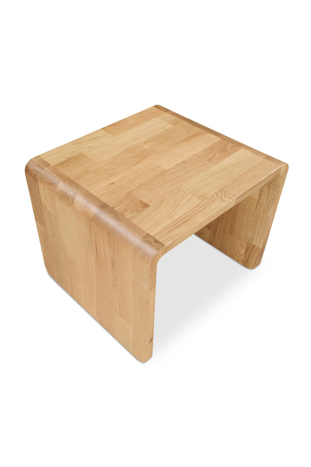 Modern or European furniture - C-Shape Solid Wood Side Table - www.oroa.com