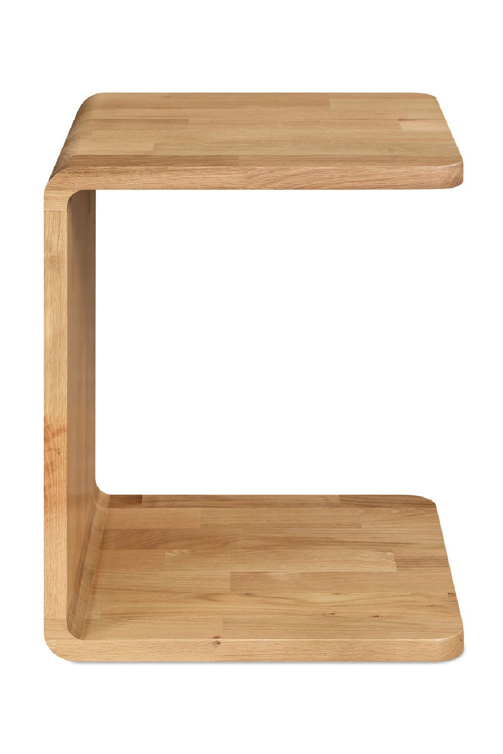 Modern or European furniture - C-Shape Solid Wood Side Table - www.oroa.com