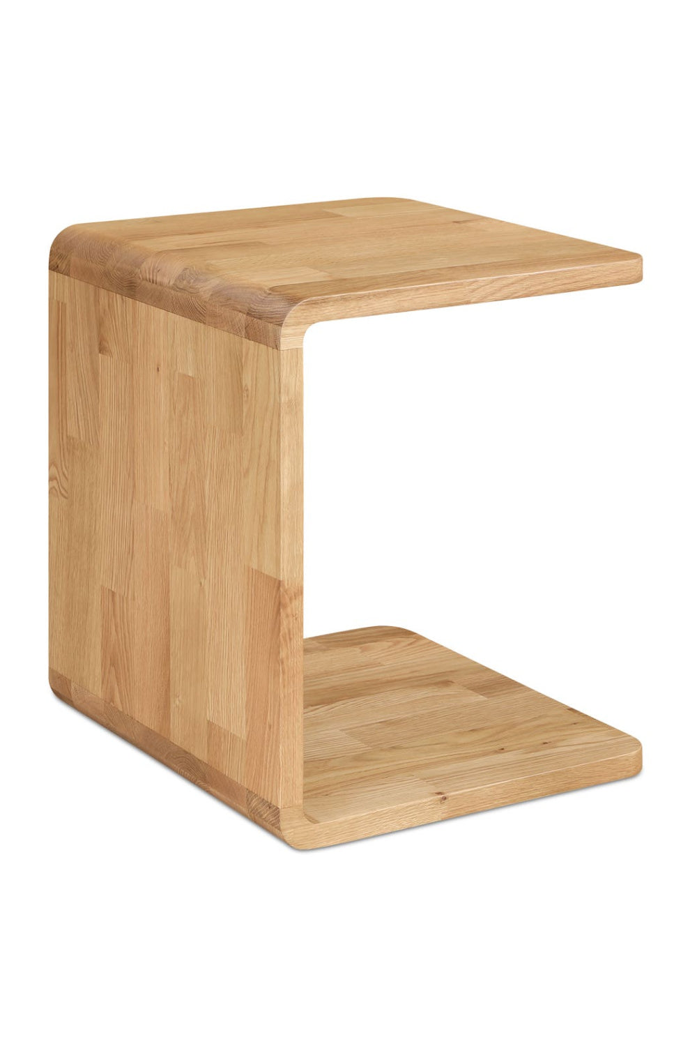 Modern or European furniture - C-Shape Solid Wood Side Table - www.oroa.com