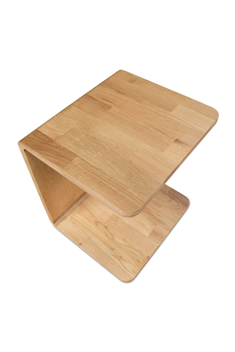Modern or European furniture - C-Shape Solid Wood Side Table - www.oroa.com