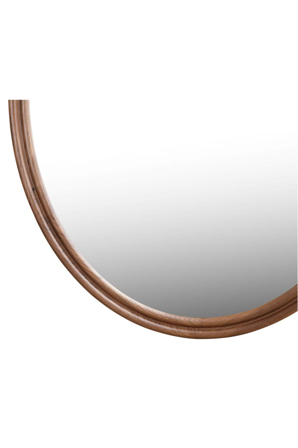 Modern European furniture - Oak Oval Wall Mirror - www.oroa.com