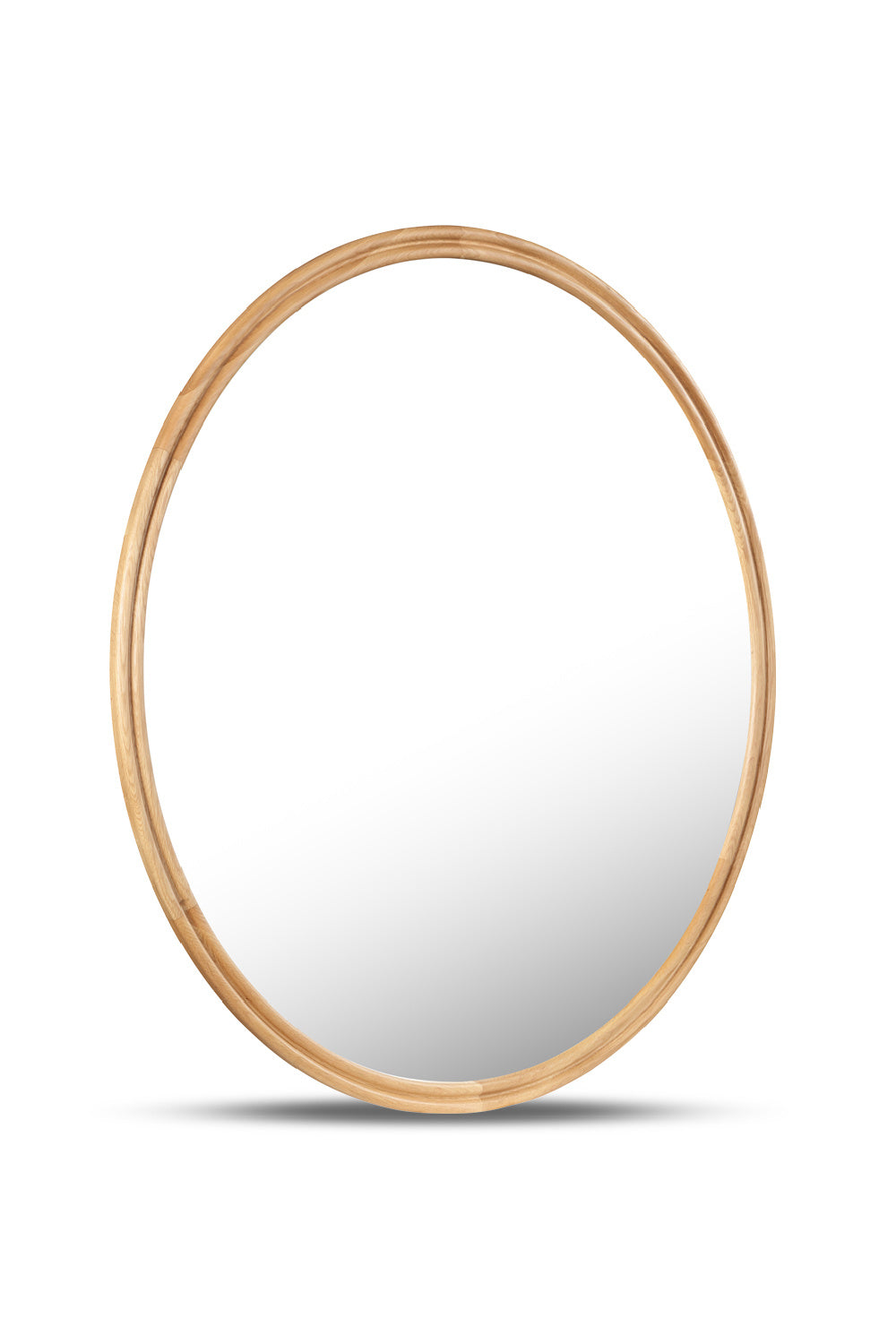 Modern European furniture - Oak Round Wall Mirror - www.oroa.com