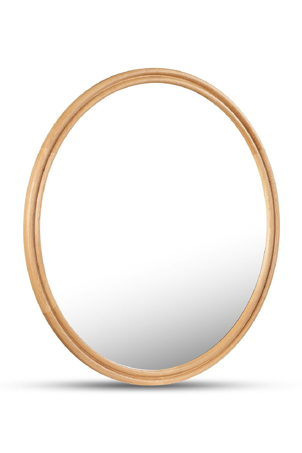 Modern European furniture - Oak Round Wall Mirror - www.oroa.com
