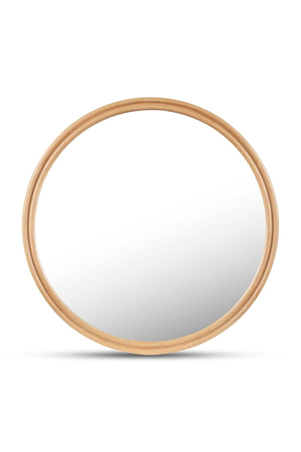 Modern European furniture - Oak Round Wall Mirror - www.oroa.com