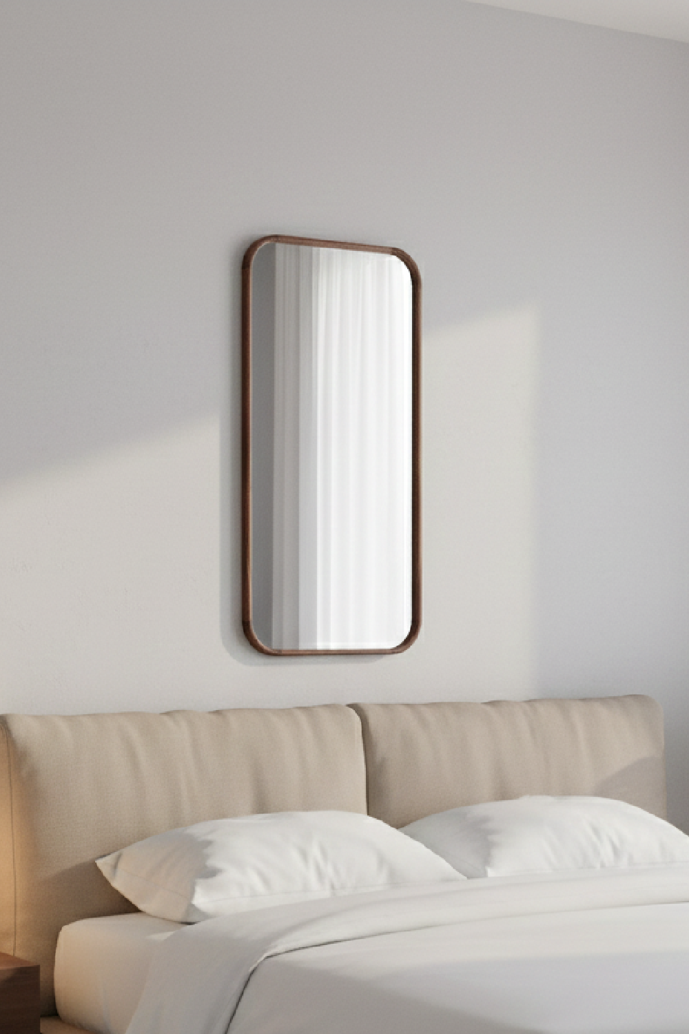 Modern European furniture - Solid Wood Mirror - www.oroa.com