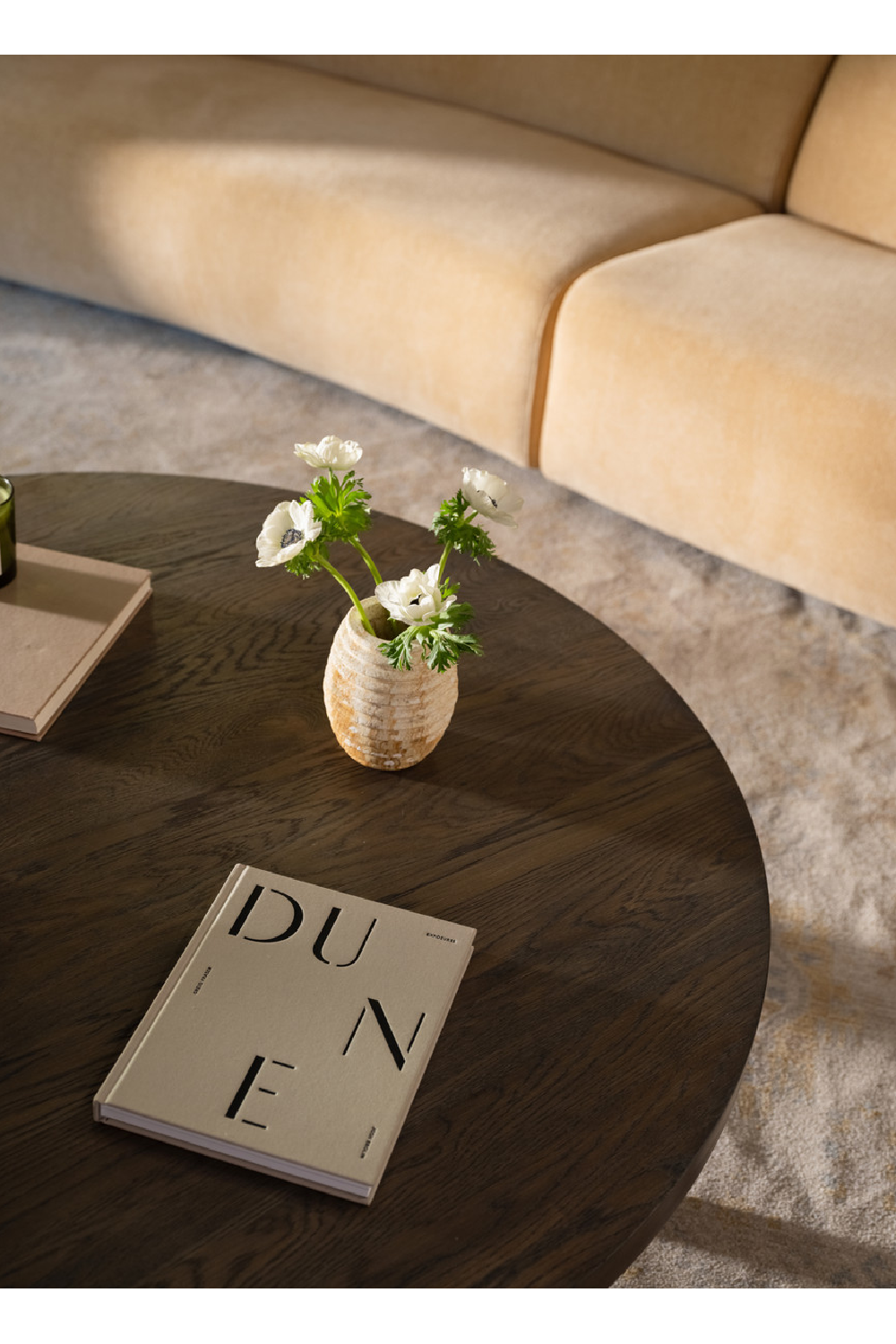 Modern European furniture - Solid Oak Round Coffee Table - www.oroa.com