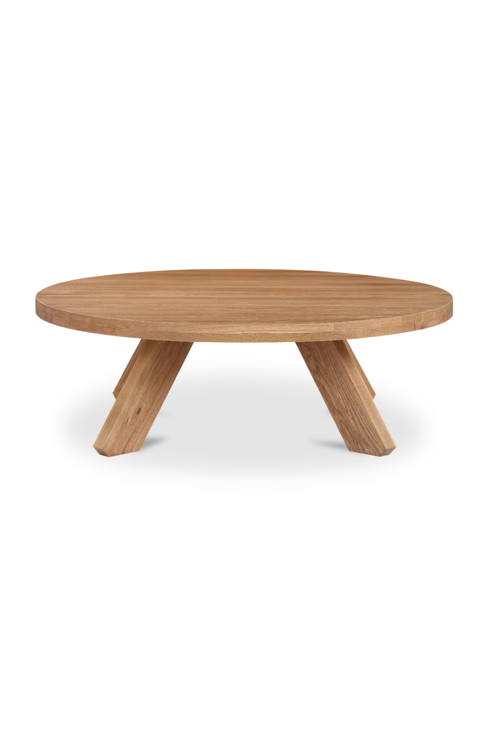 Modern European furniture - Solid Oak Round Coffee Table - www.oroa.com