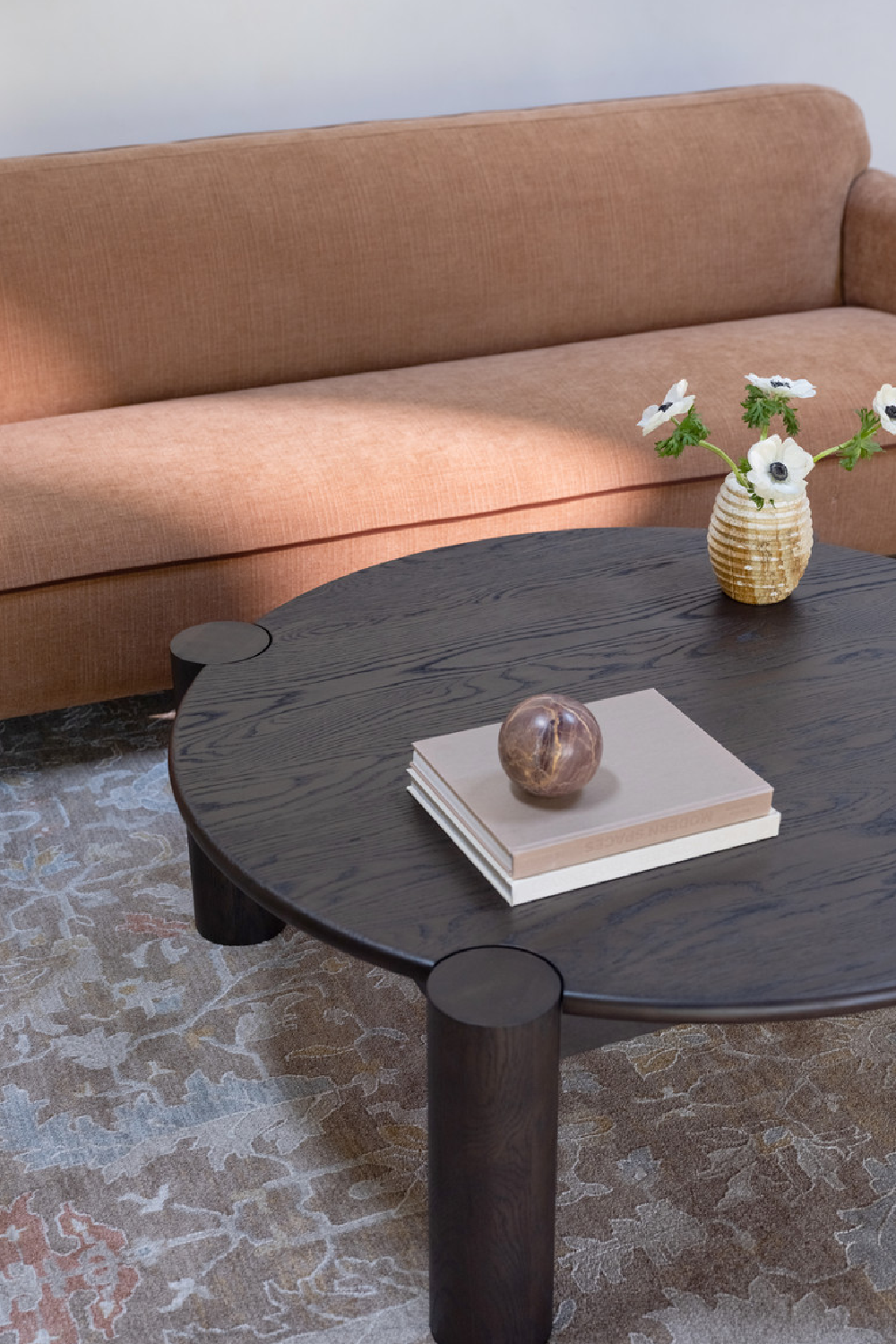 Modern European furniture - 3-Legged Solid Oak Coffee Table - www.oroa.com