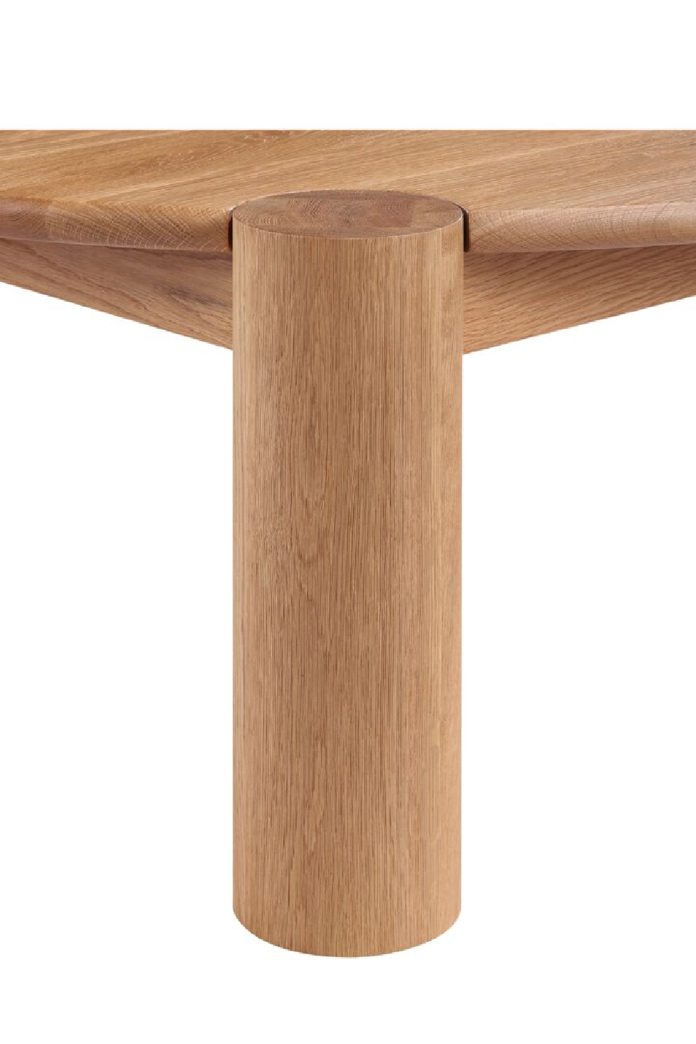 3-Legged Solid Oak Coffee Table | Oroa.com