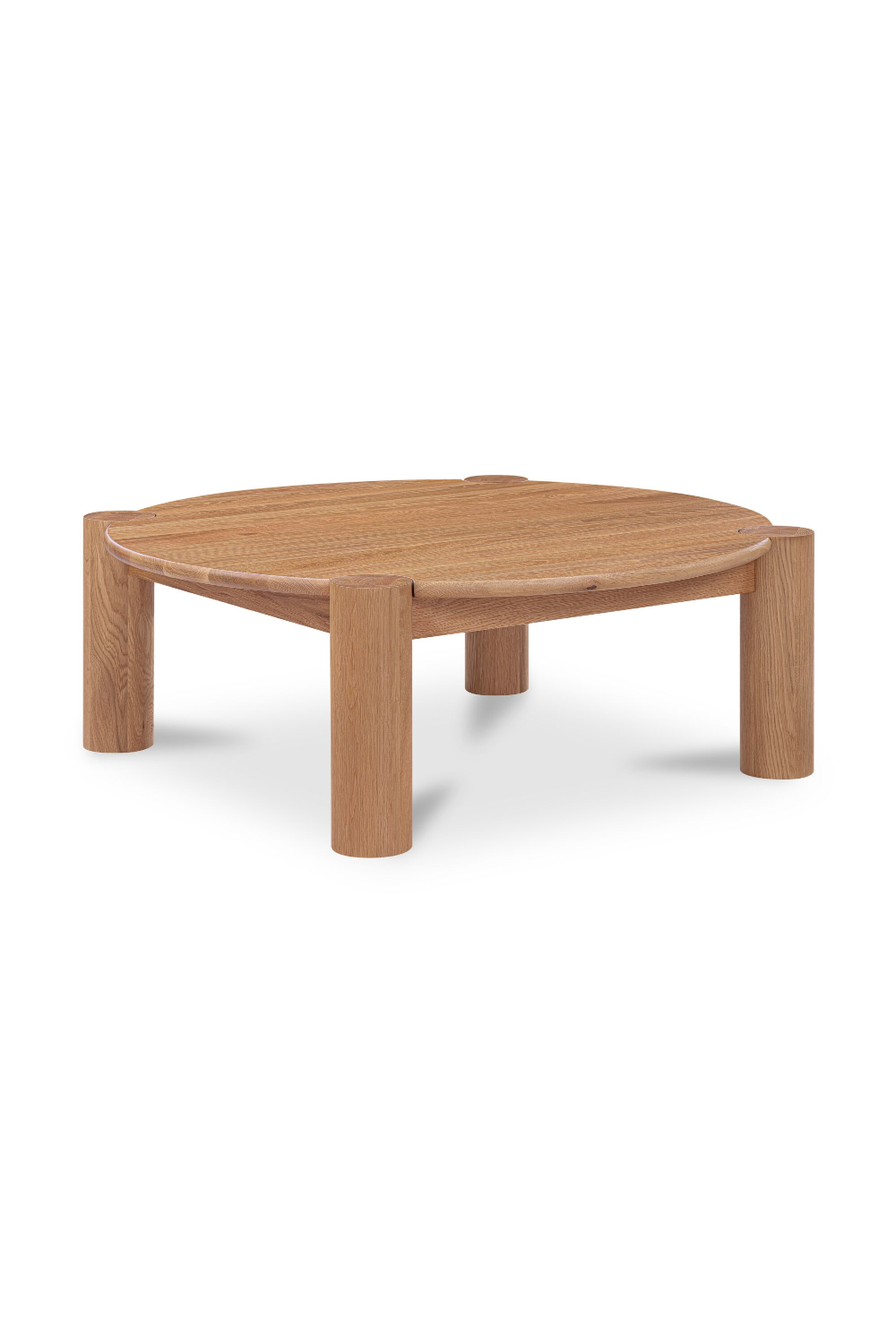 Modern European furniture - 3-Legged Solid Oak Coffee Table - www.oroa.com