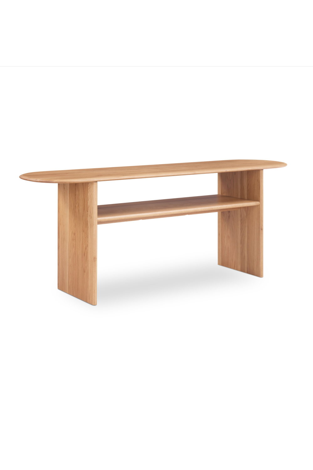 Solid Natural Oak Console Table | Novi Living Ruby | Oroa.com