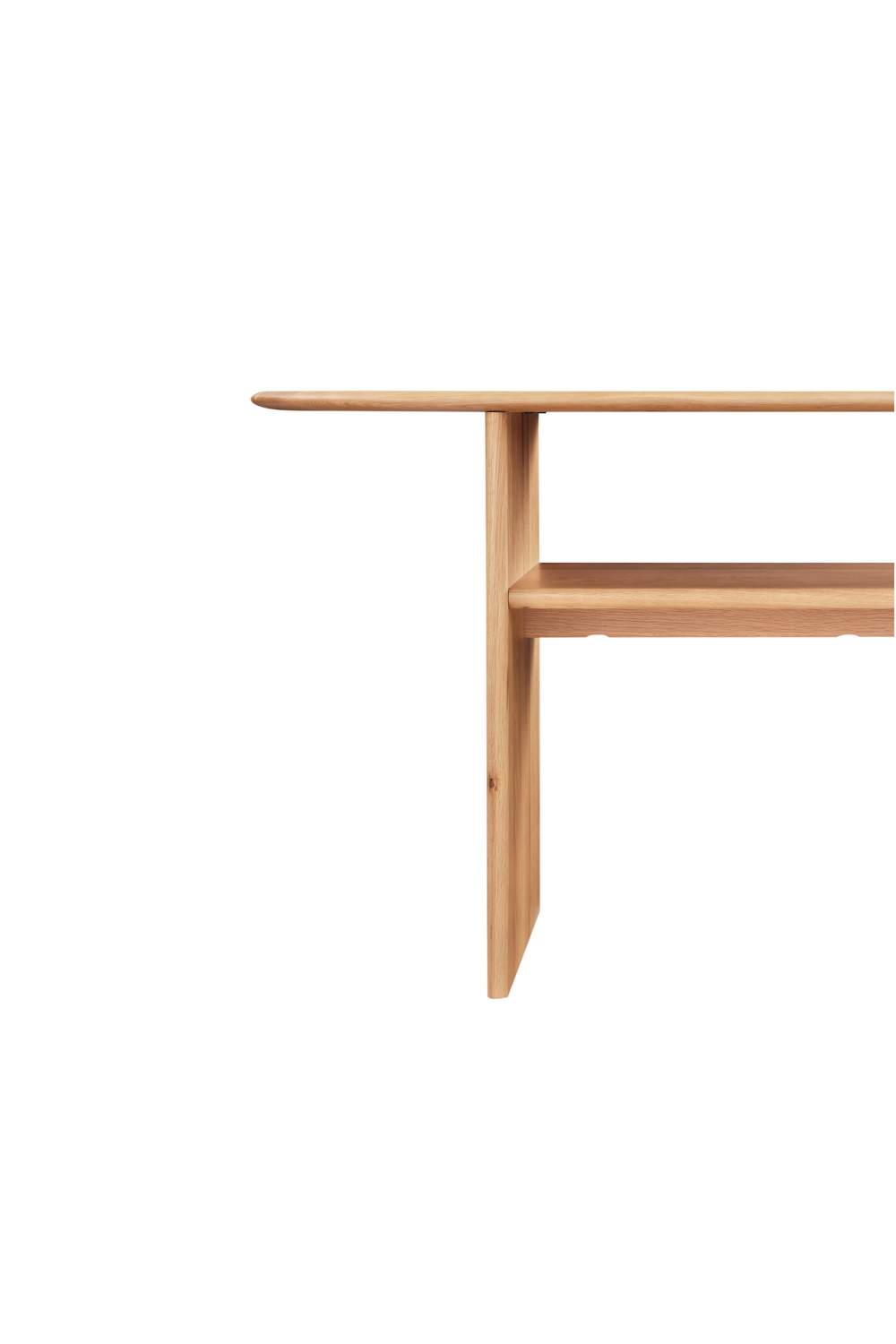 Modern European furniture - Solid Natural Oak Console Table - www.oroa.com