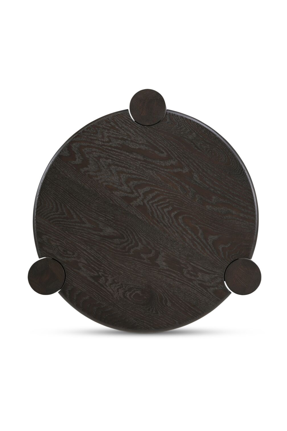 Modern European furniture - 3-Legged Solid Oak Side Table - www.oroa.com