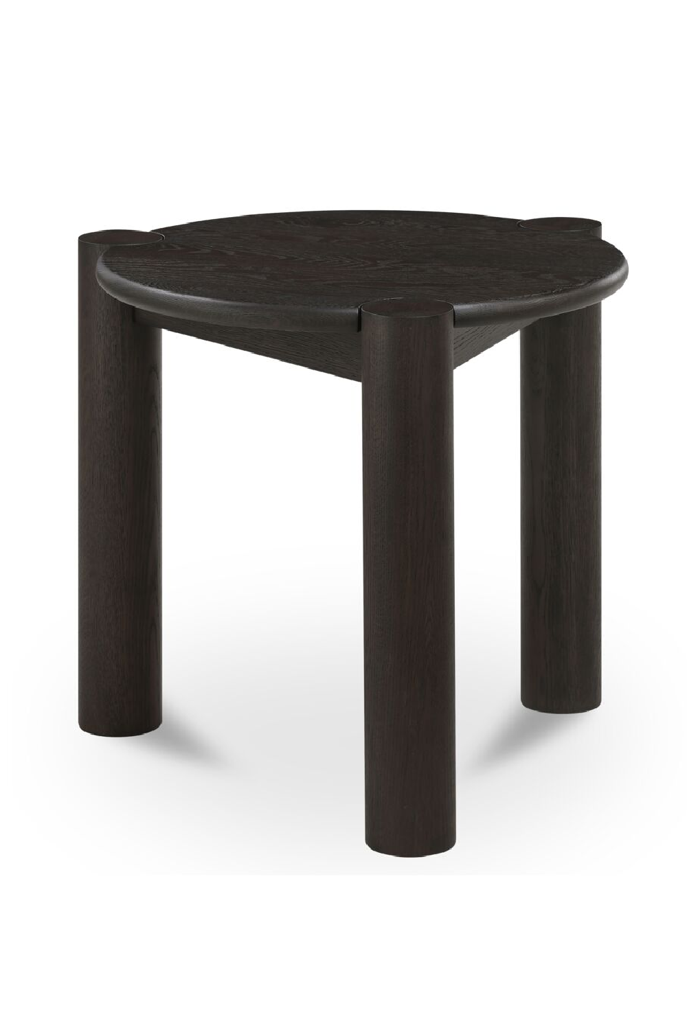 Modern European furniture - 3-Legged Solid Oak Side Table - www.oroa.com