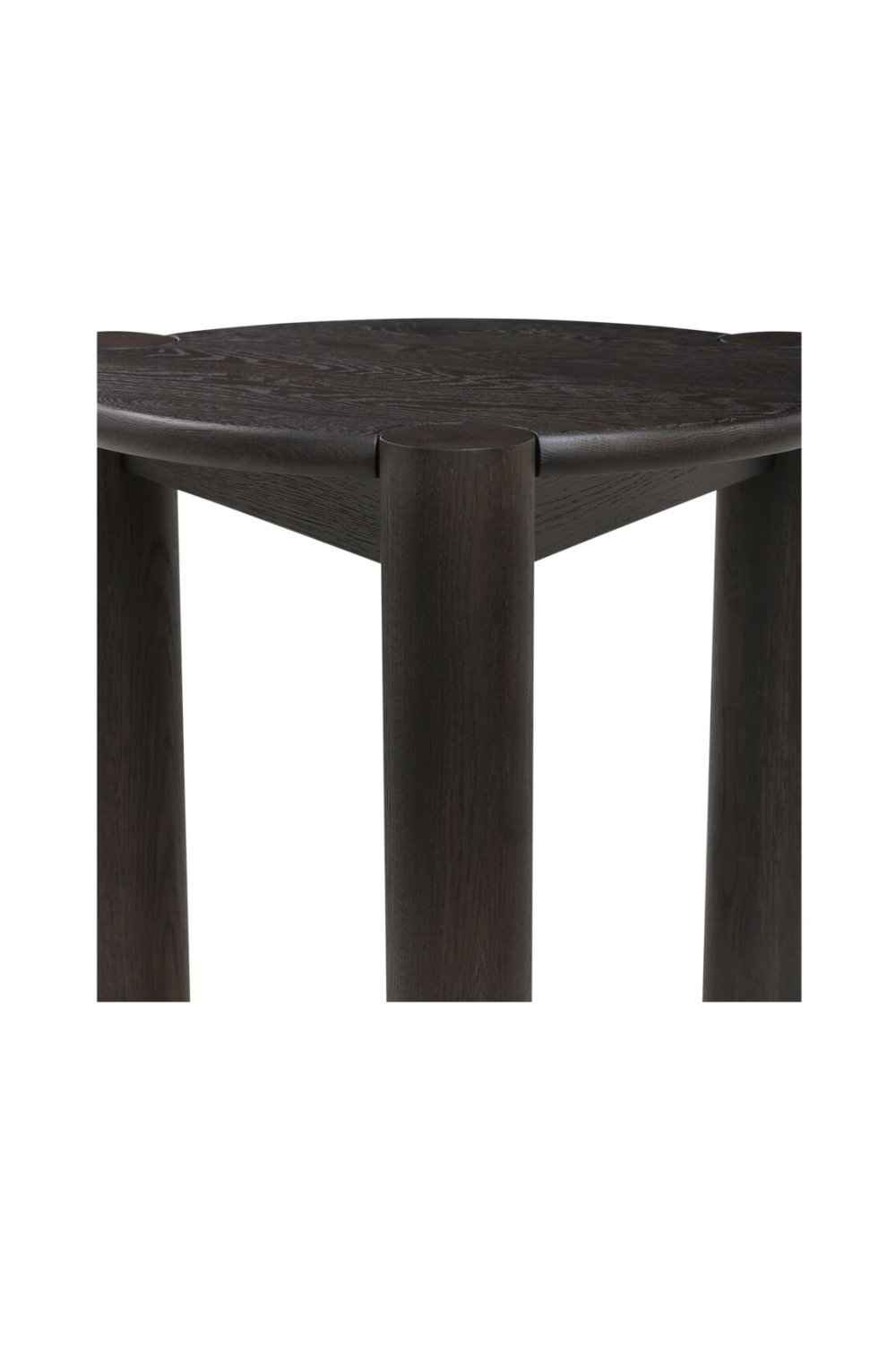 Modern European furniture - 3-Legged Solid Oak Side Table - www.oroa.com