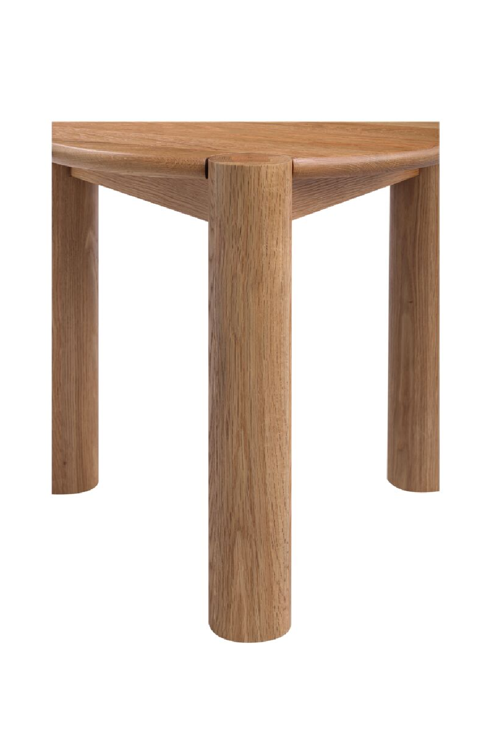 3-Legged Solid Oak Side Table | Novi Living Jack | Oroa.com