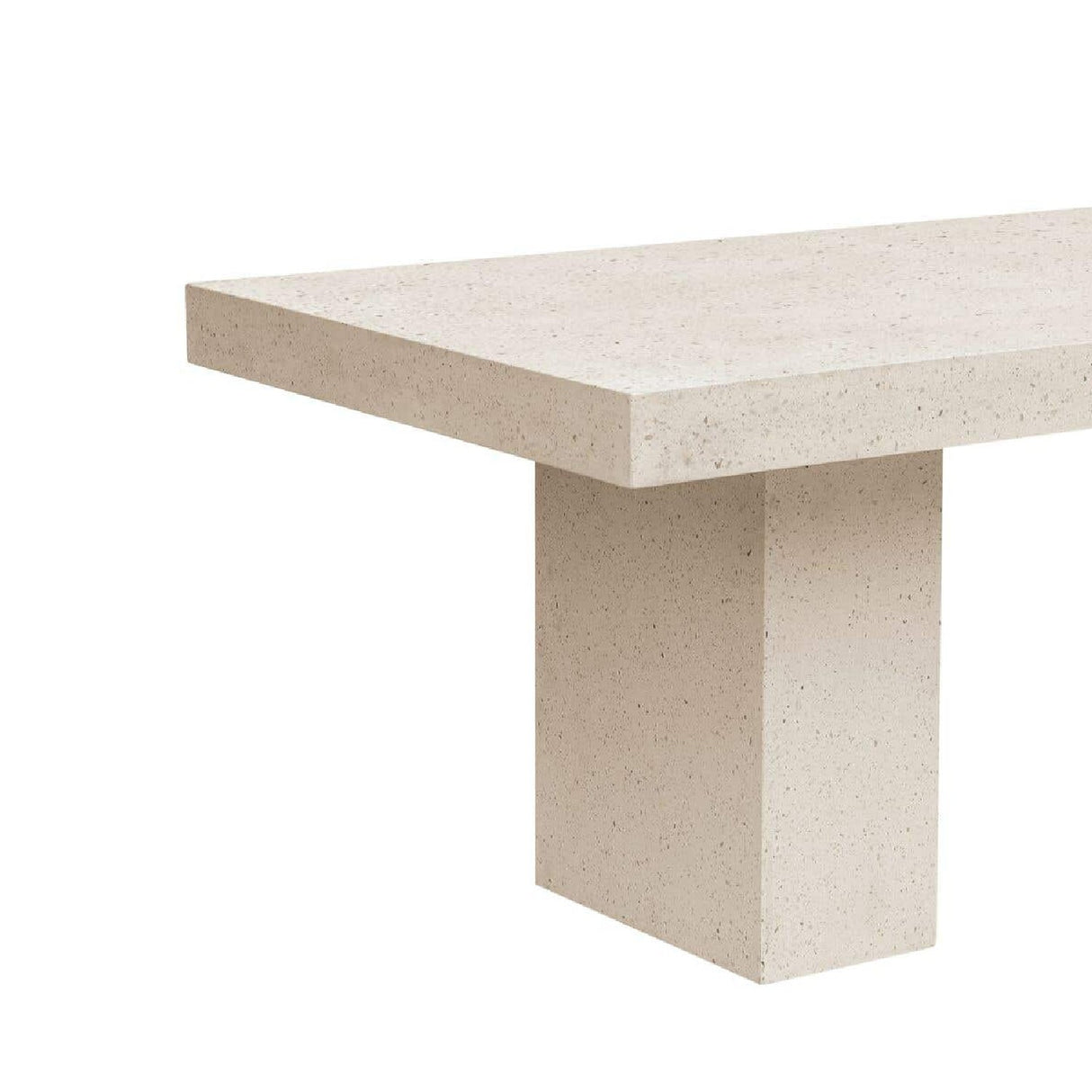 Modern European furniture - Concrete Outdoor Dining Table - www.oroa.com
