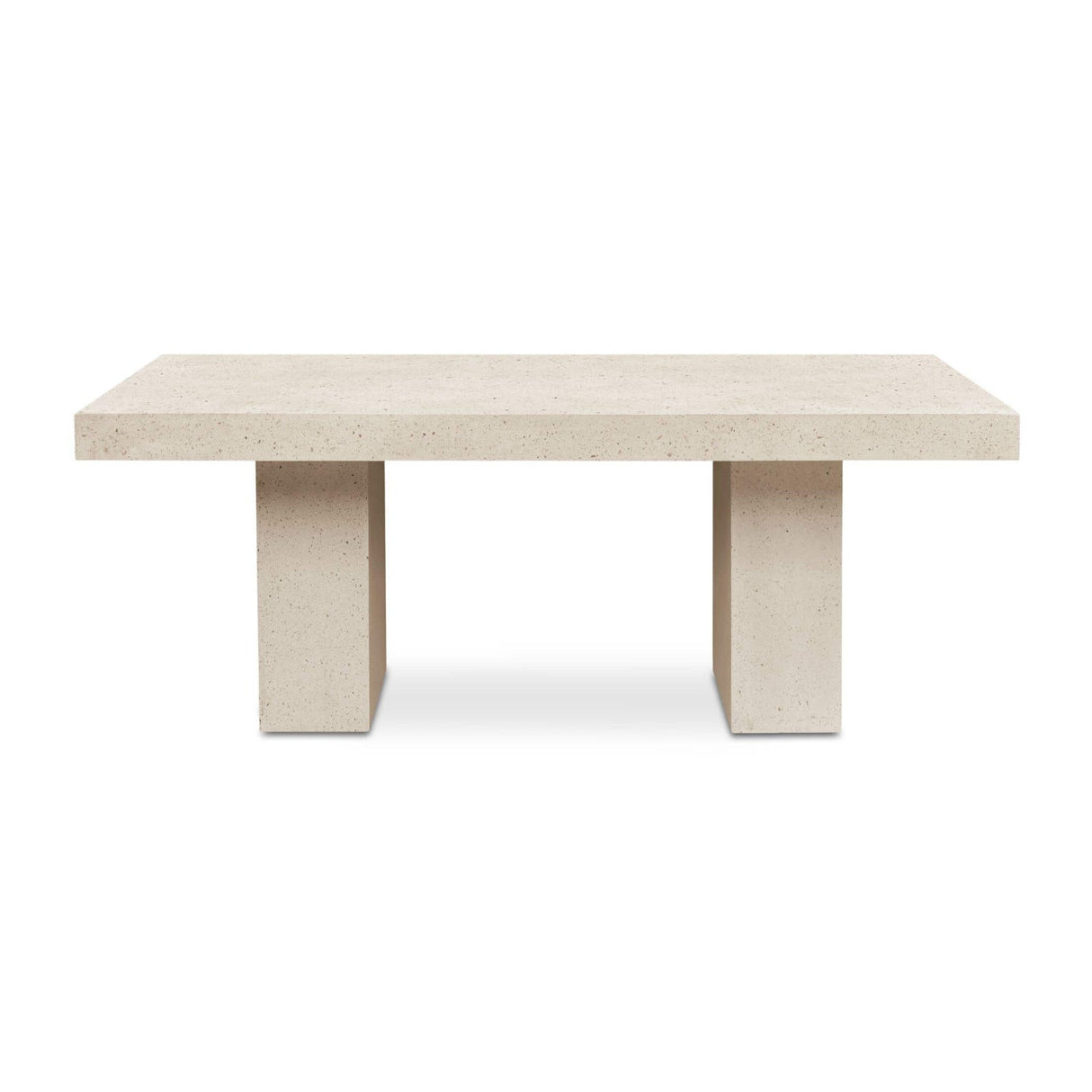 Modern European furniture - Concrete Outdoor Dining Table - www.oroa.com