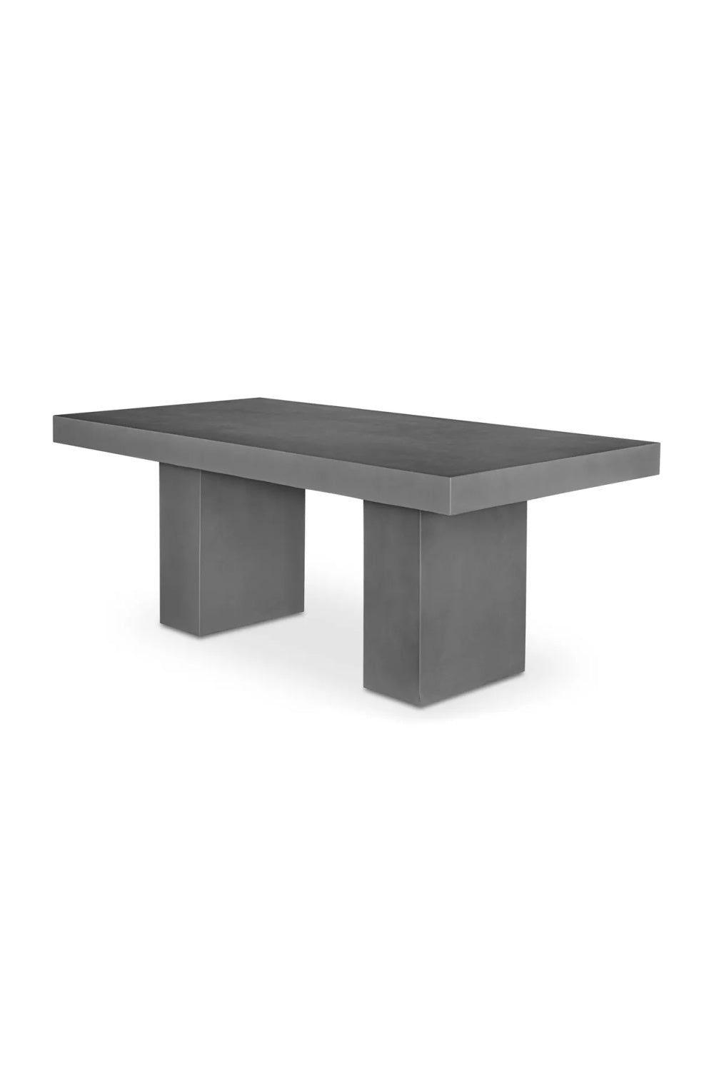 Modern European furniture - Gray Concrete Outdoor Dining Table - www.oroa.com