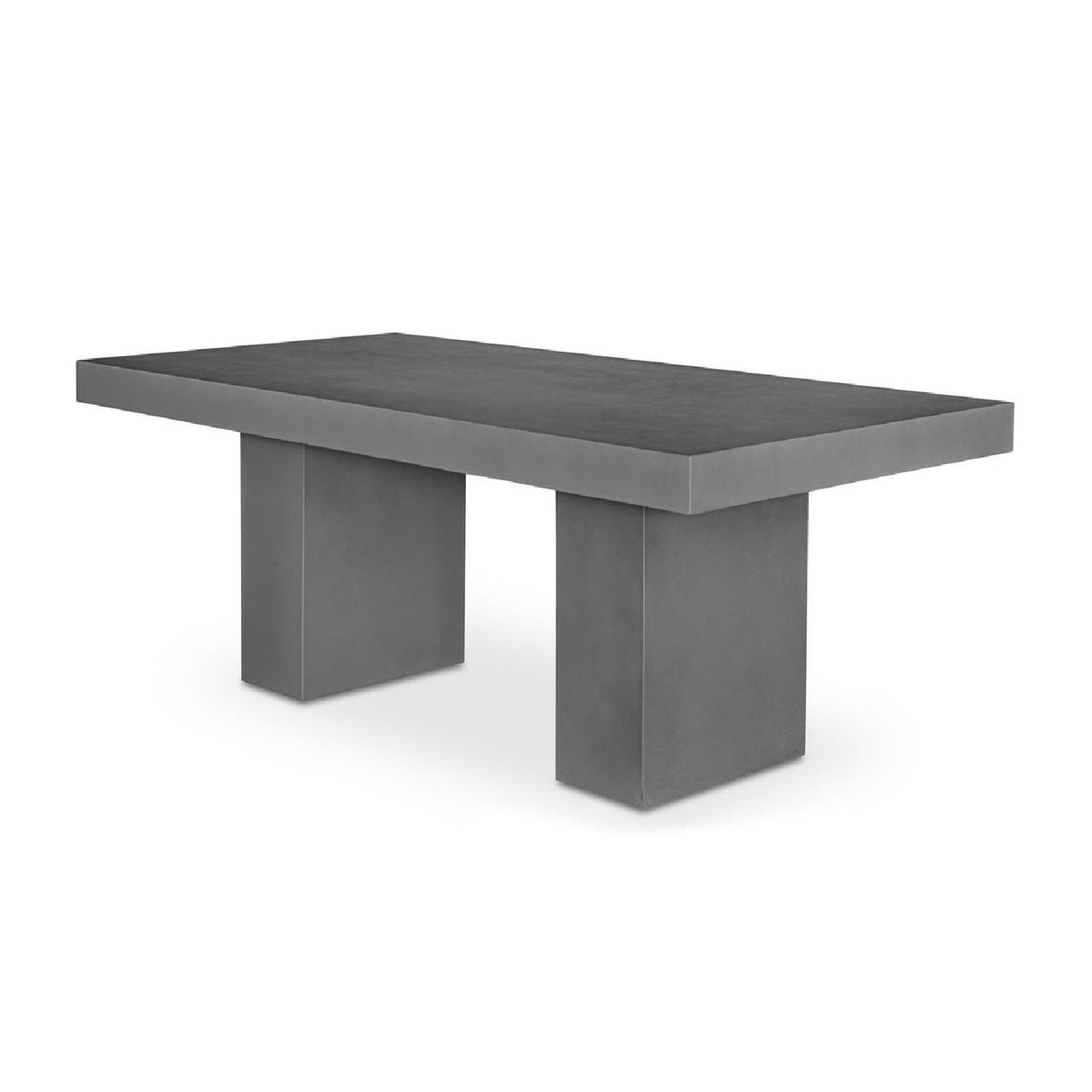 Modern European furniture - Concrete Outdoor Dining Table - www.oroa.com