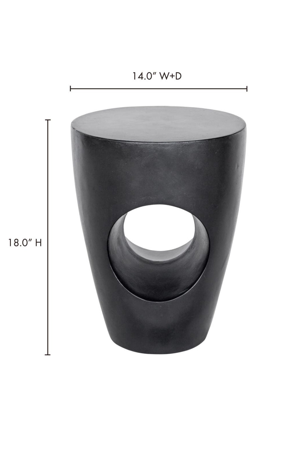 Modern European furniture - Round Cutout Indoor/Outdoor Stool - www.oroa.com