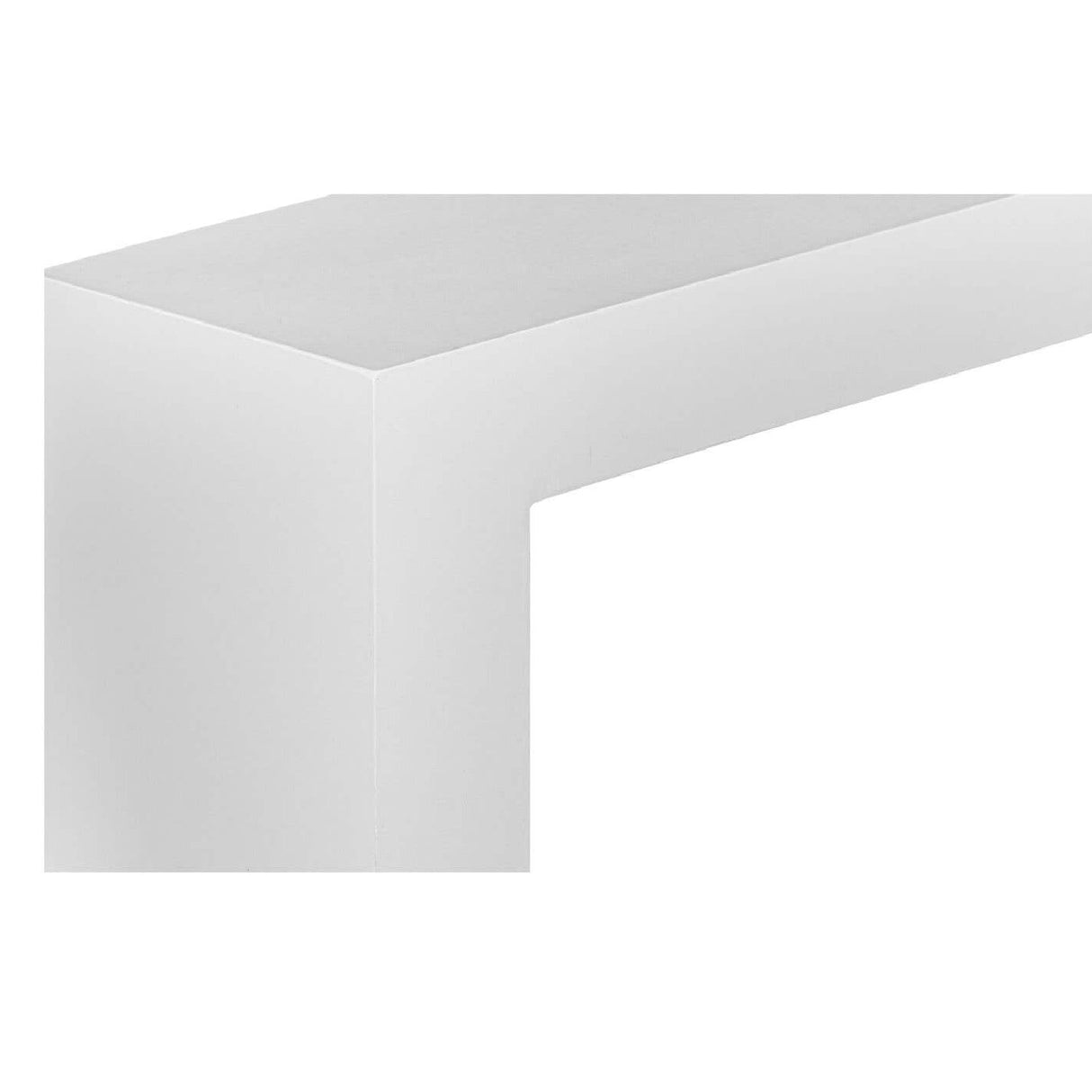 Modern European furniture - White Concrete Outdoor Bench - www.oroa.com