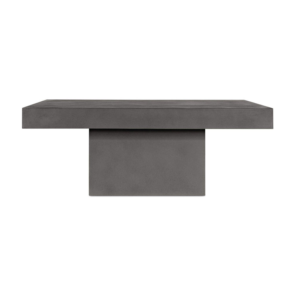 Modern European furniture - Gray Concrete Outdoor Coffee Table - www.oroa.com
