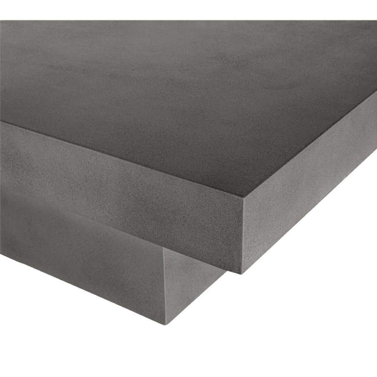 Modern European furniture - Gray Concrete Outdoor Coffee Table - www.oroa.com