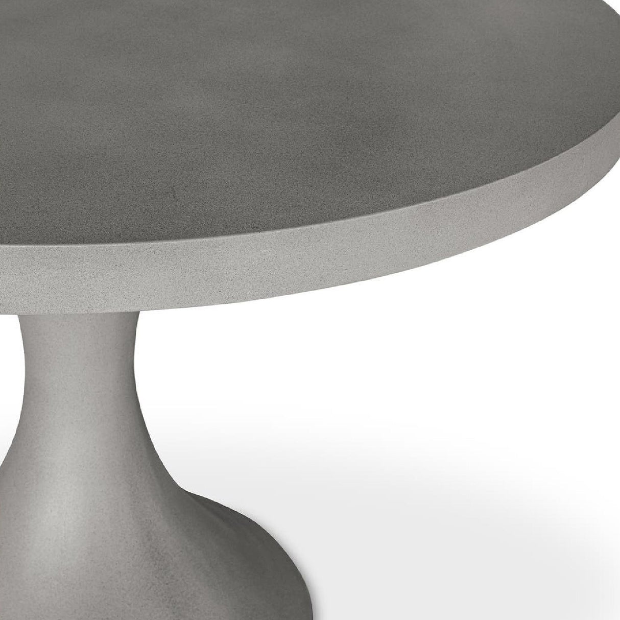Modern European furniture - Gray Pedestal Outdoor Dining Table - www.oroa.com