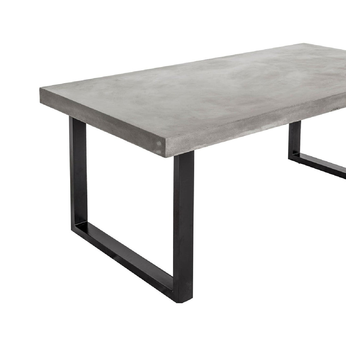 Modern European furniture - Gray Cement Indoor/Outdoor Dining Table L - www.oroa.com