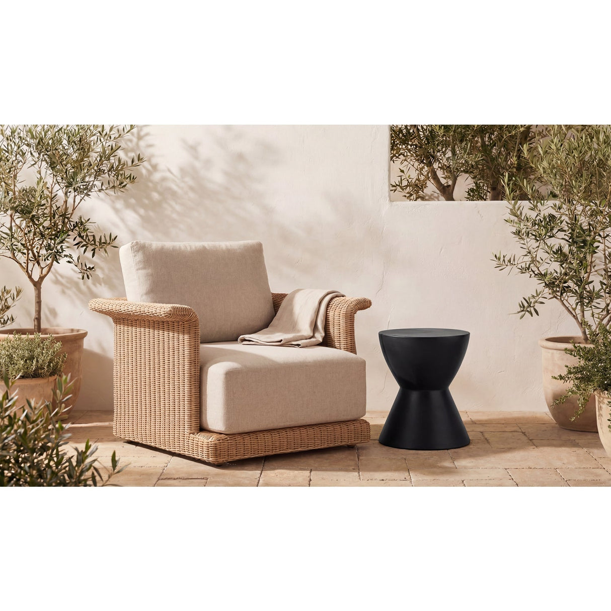 Modern European furniture - Contoured Indoor/Outdoor Stool - www.oroa.com