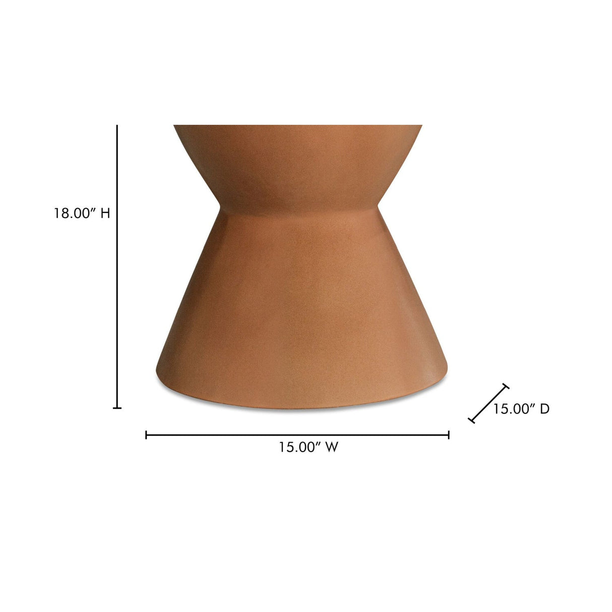 Modern European furniture - Contoured Indoor/Outdoor Stool - www.oroa.com