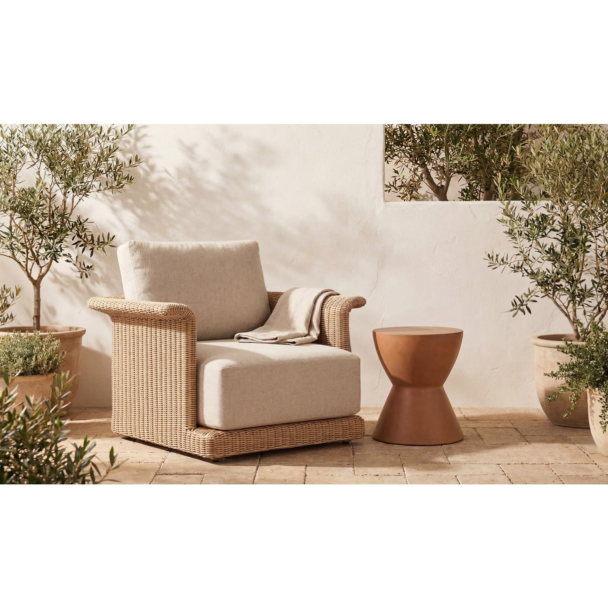 Modern European furniture - Contoured Indoor/Outdoor Stool - www.oroa.com