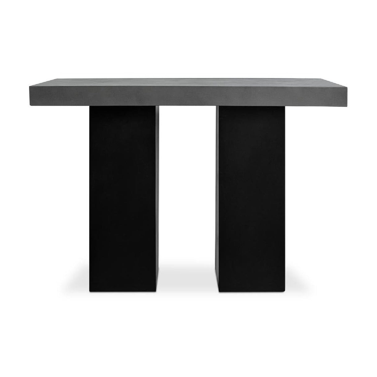 Modern European furniture - Gray Concrete Outdoor Bar Table - www.oroa.com