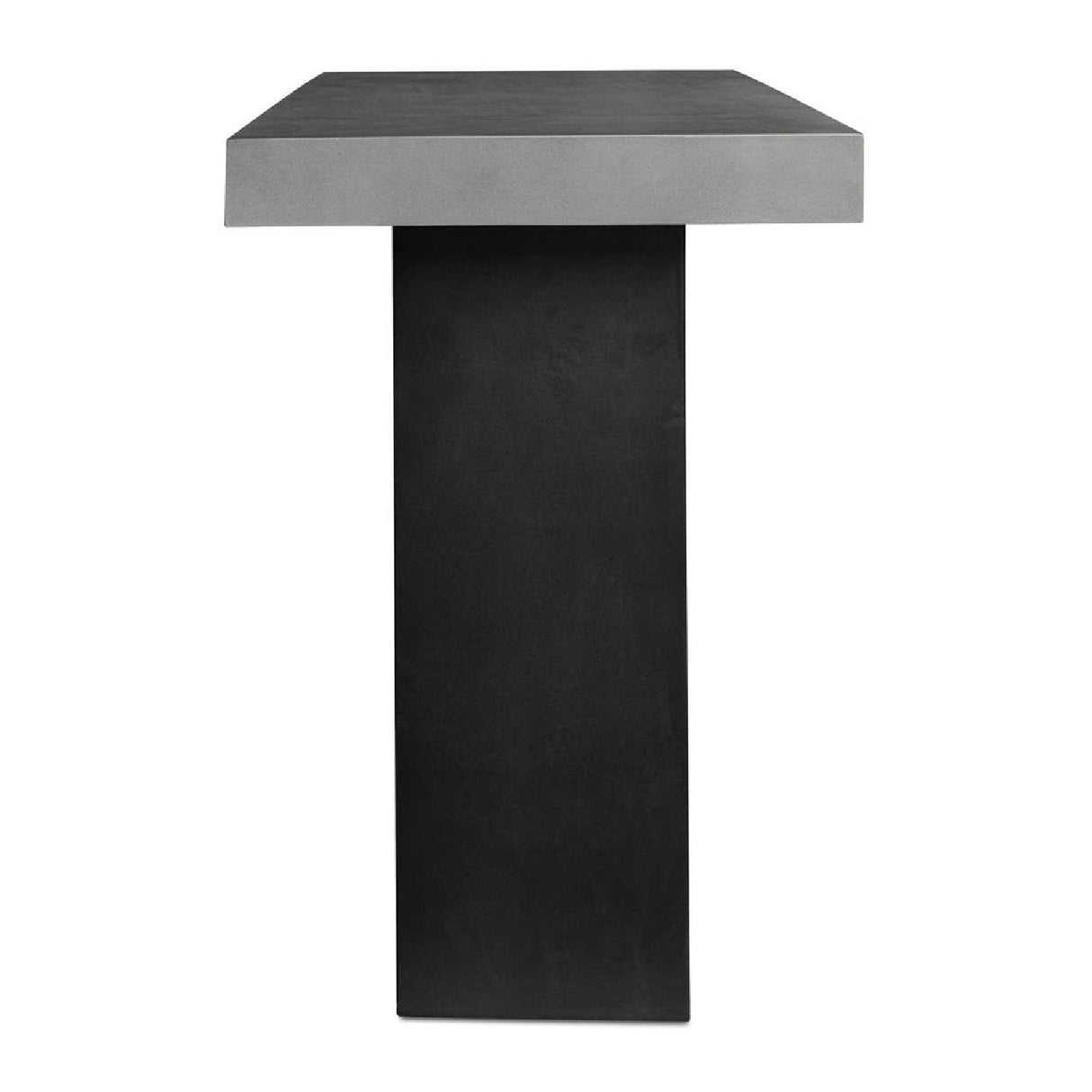 Modern European furniture - Gray Concrete Outdoor Bar Table - www.oroa.com