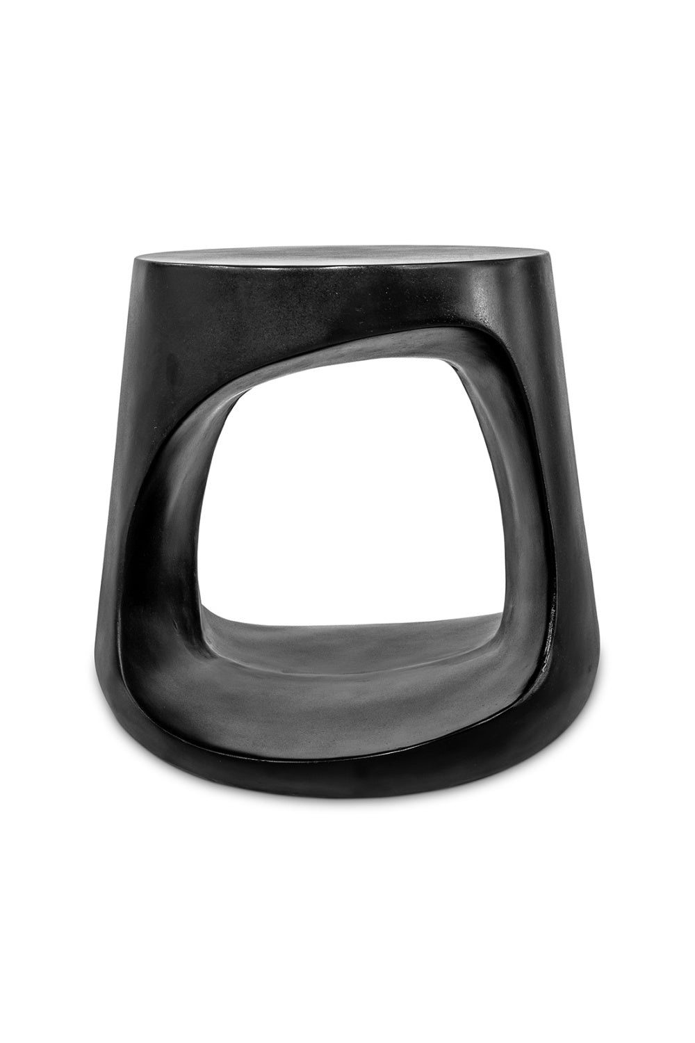 Modern European furniture - Black Oval Indoor/Outdoor Stool - www.oroa.com