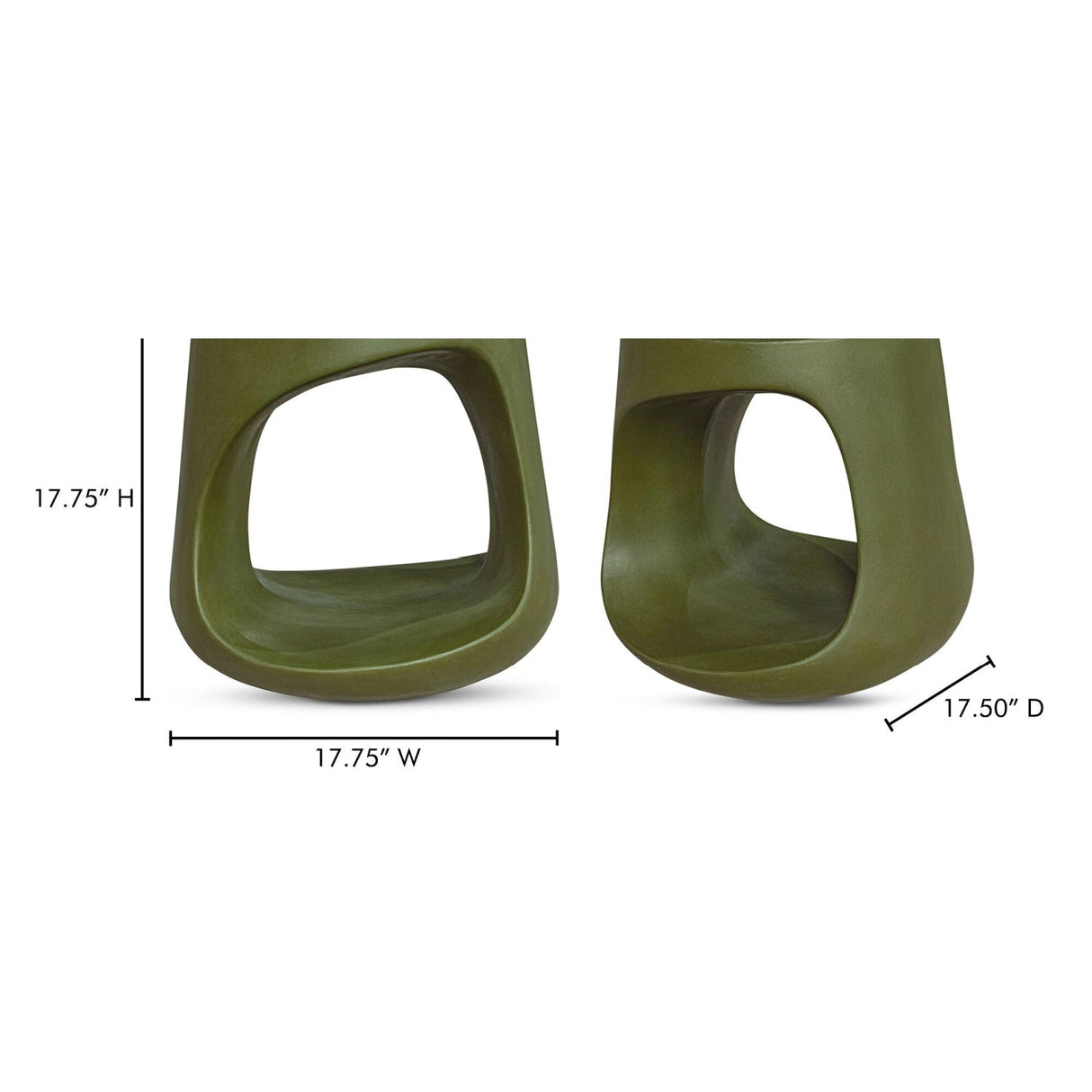 Modern European furniture - Monolithic Concrete Indoor/Outdoor Stool - www.oroa.com