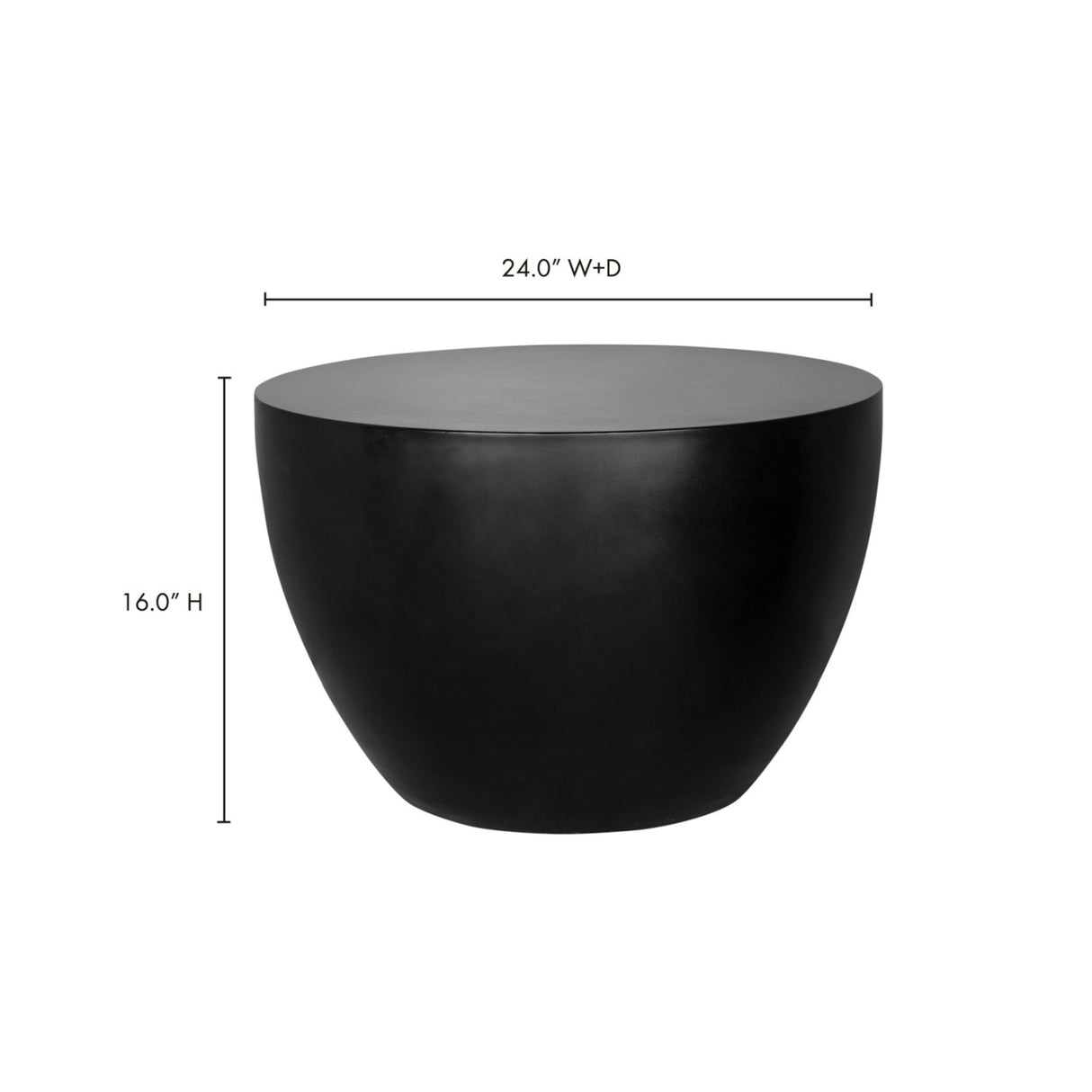 Modern European furniture - Round Indoor/Outdoor Side Table - www.oroa.com