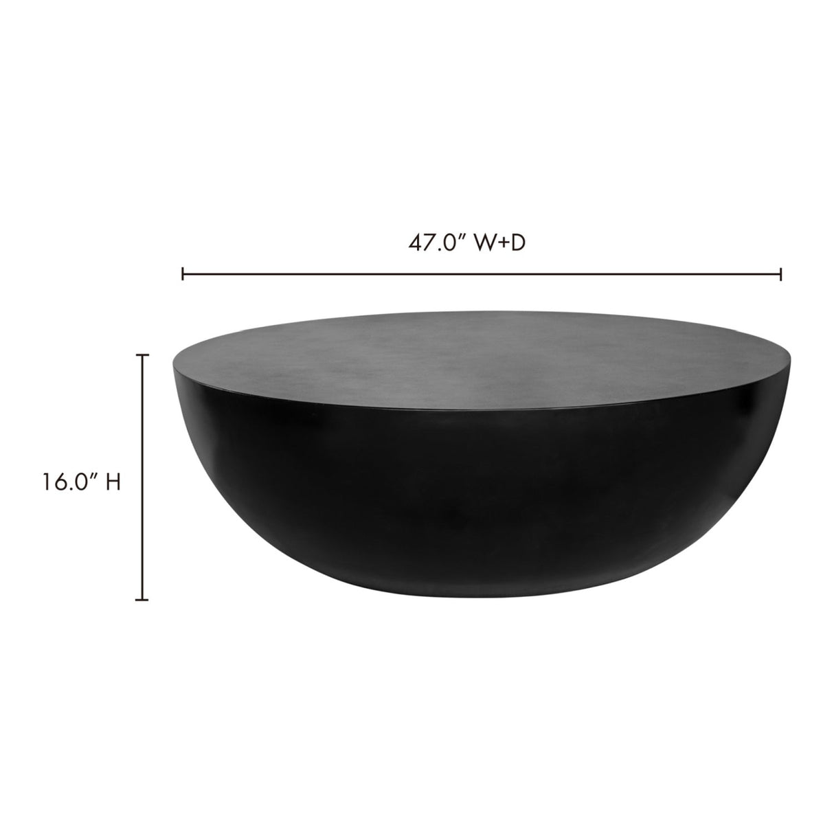 Modern European furniture - Bowl-Shaped Indoor/Outdoor Coffee Table - www.oroa.com