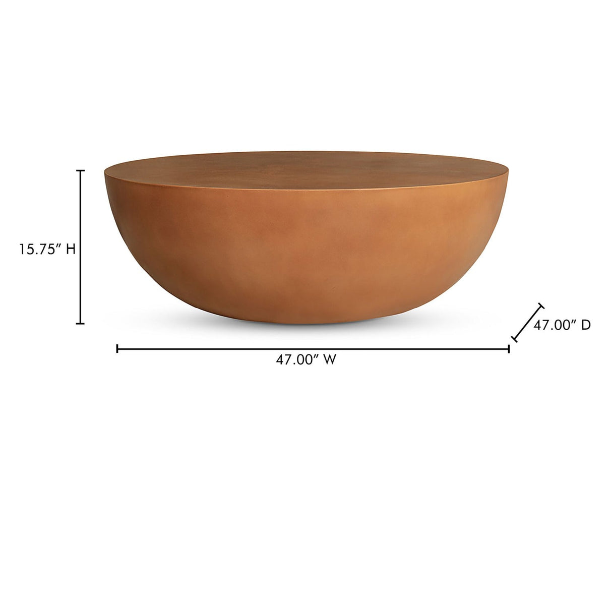 Modern European furniture - Bowl-Shaped Indoor/Outdoor Coffee Table - www.oroa.com