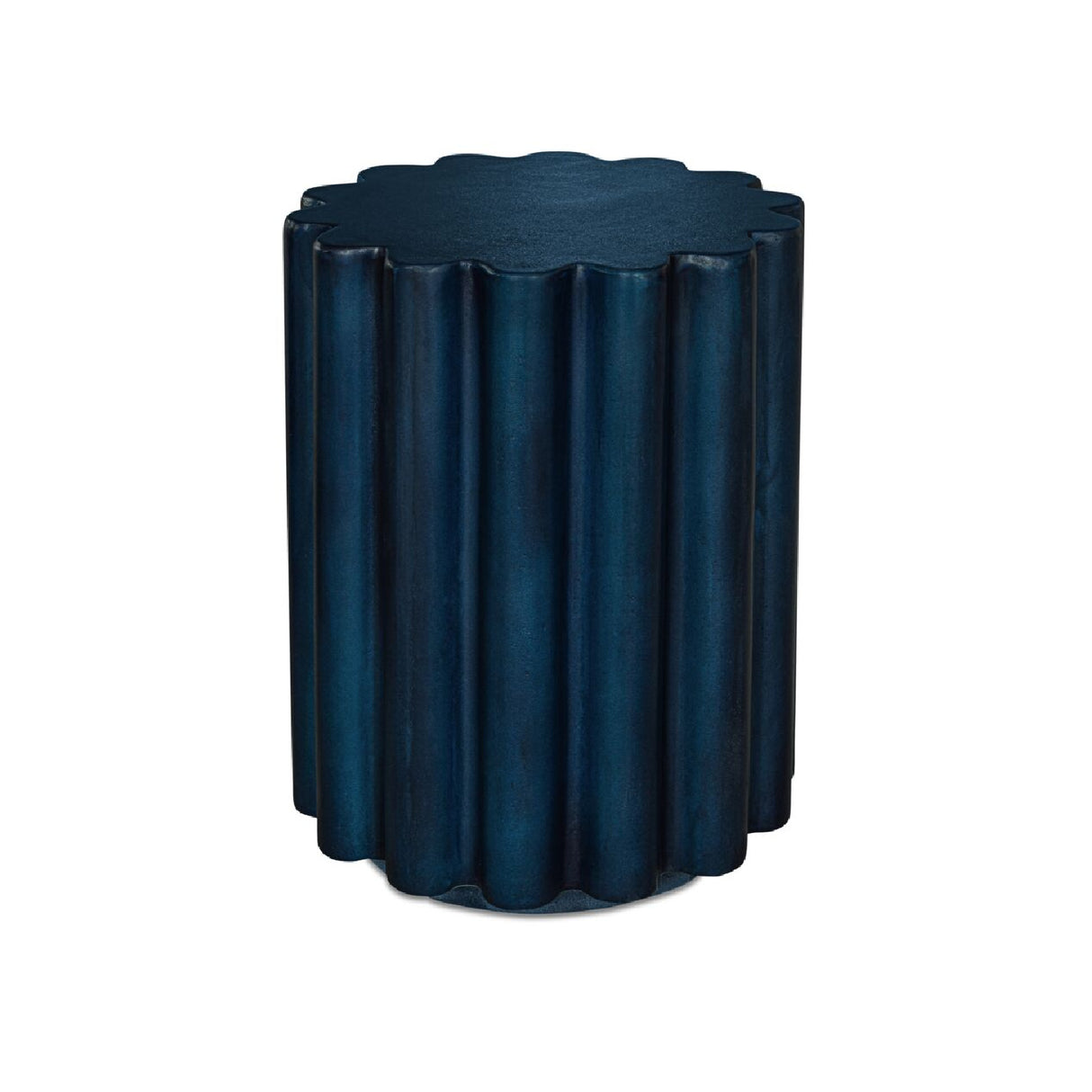 Modern European furniture - Scalloped Indoor/Outdoor Accent Table - www.oroa.com