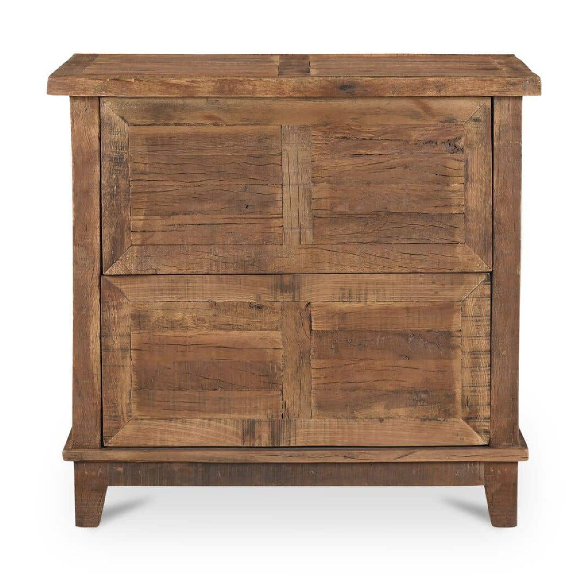 Modern or European furniture - Vintage Wooden 2-Drawer Nightstand - www.oroa.com