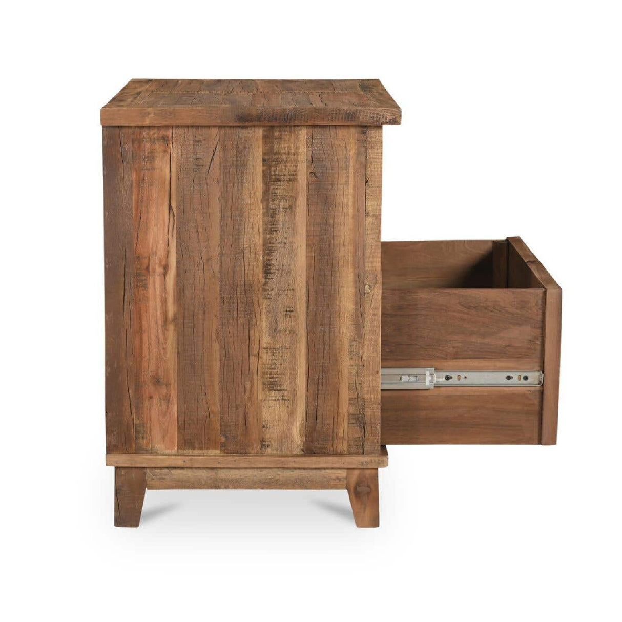 Modern or European furniture - Vintage Wooden 2-Drawer Nightstand - www.oroa.com