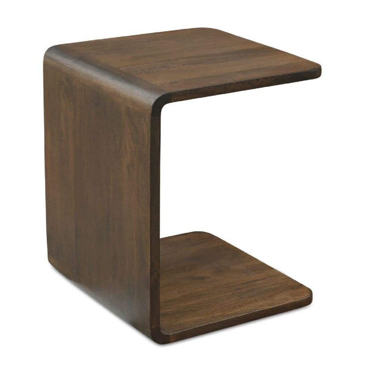 Modern or European furniture - C-Shape Solid Wood Side Table - www.oroa.com