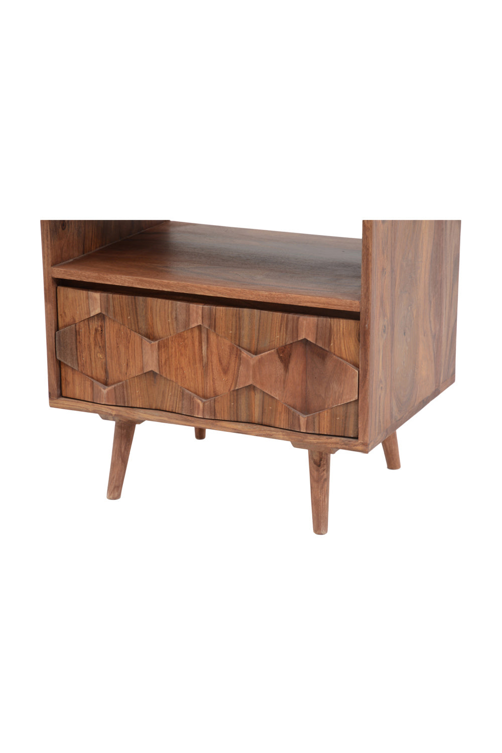 Modern European furniture - Natural Wood Nightstand - www.oroa.com