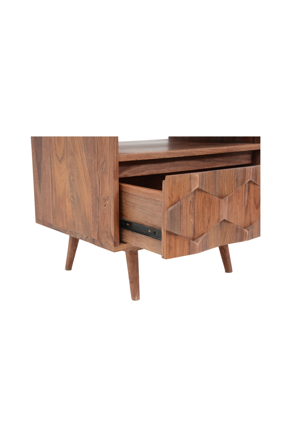 Modern European furniture - Natural Wood Nightstand - www.oroa.com
