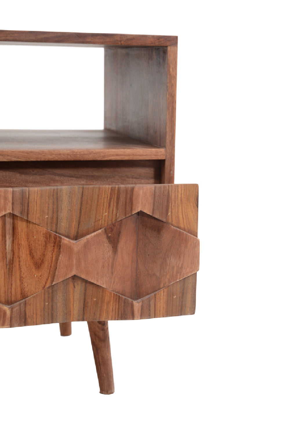 Modern European furniture - Natural Wood Nightstand - www.oroa.com